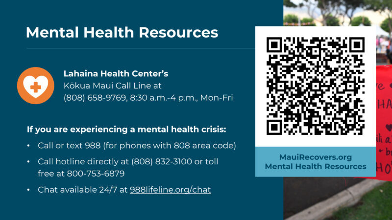 Maui suffering from severe lack of mental health worker